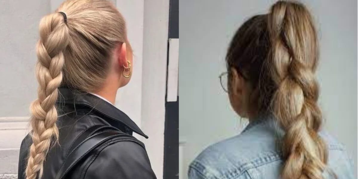 Tranças No Rabo De Cavalo Ótimo Penteado Para Compor O Visual (Imagem Reprodução Google)