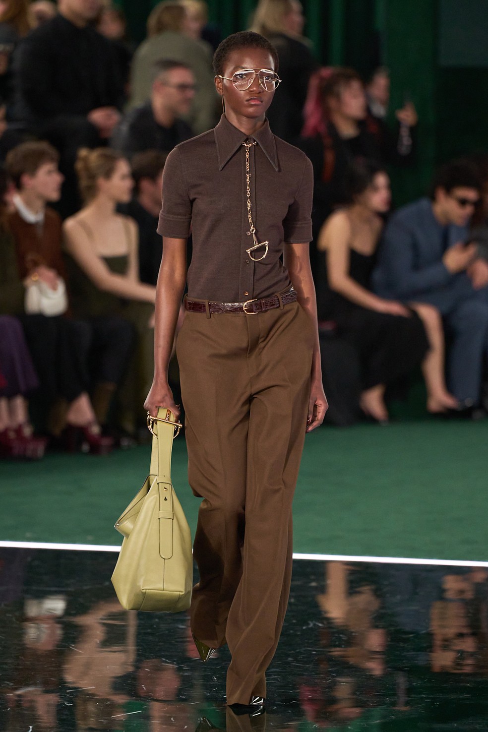 cores para inverno 2025 - Tendências de Moda - Gucci Inverno 25 — Foto: Getty Images