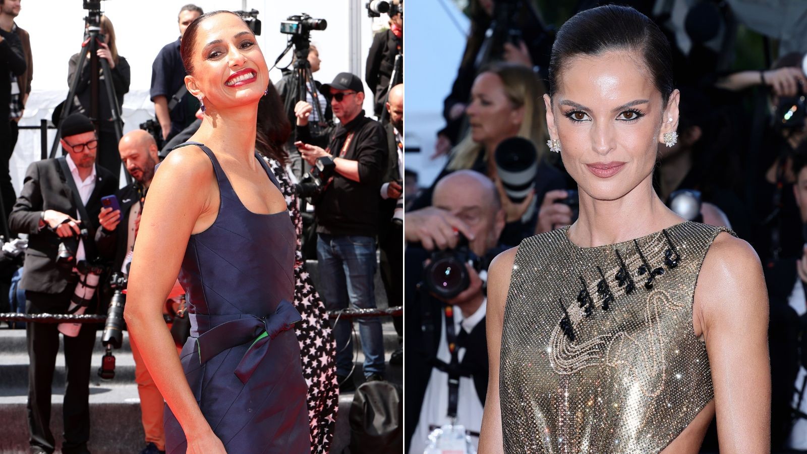 Camila Pitanga e a modelo Izabel Goulart no red carpet no Festival de Cannes - Revista Estilo - Revista de Moda