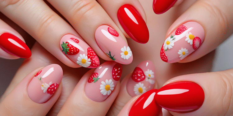 Unhas Decoradas: Ideias Criativas para Arrasar na Próxima Manicure! - Revista ESTILO Unhas decoradas florais para a primavera - Revista Estilo - revistas de Moda