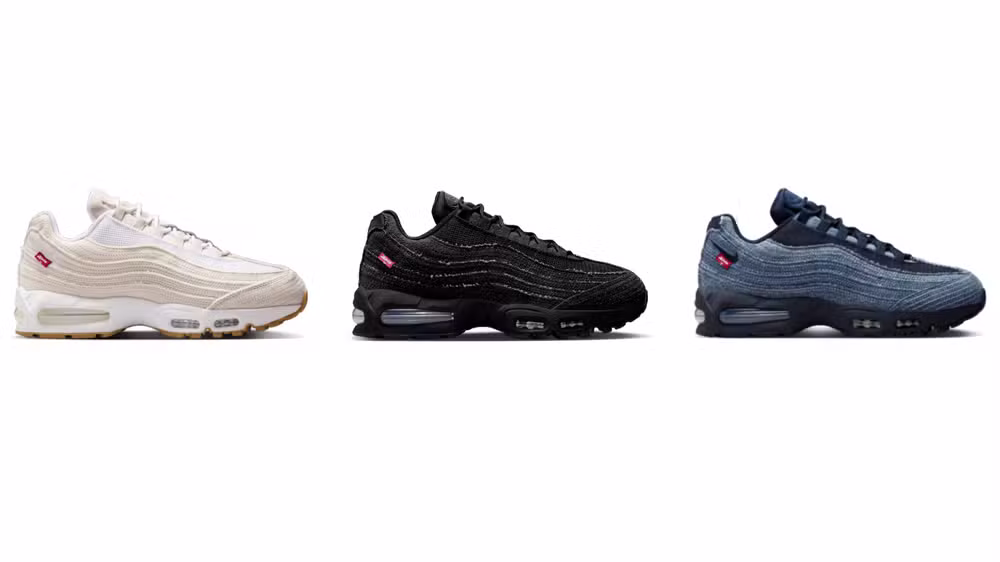 Air Max 95: Levi’s e Nike lançam collab em denim com tênis e roupas exclusivas Revista Estilo - Revista de Moda