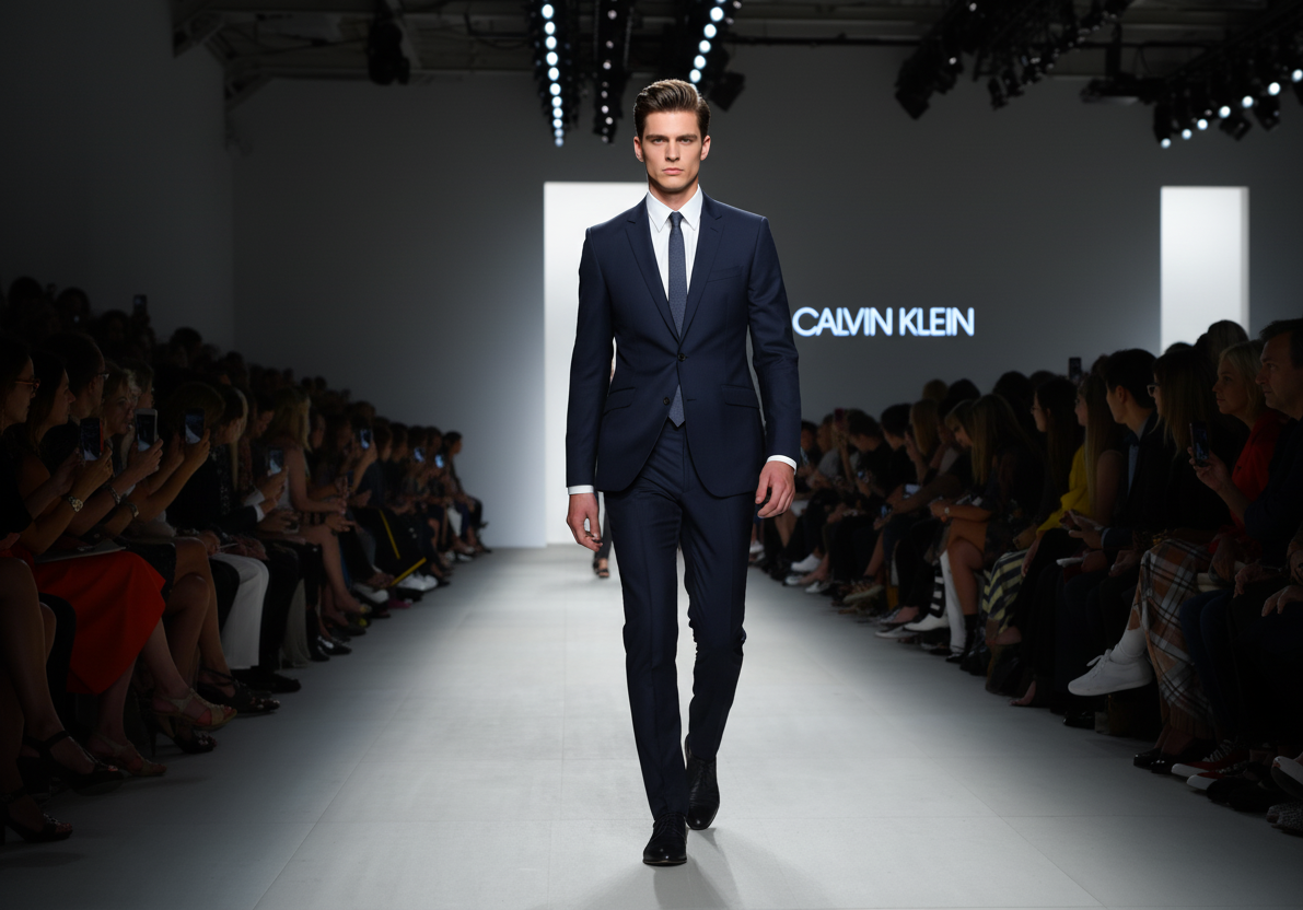 Modelo masculino da Major Model Management Brasil desfila para a Calvin Klein em São Paulo - Caderno de Moda