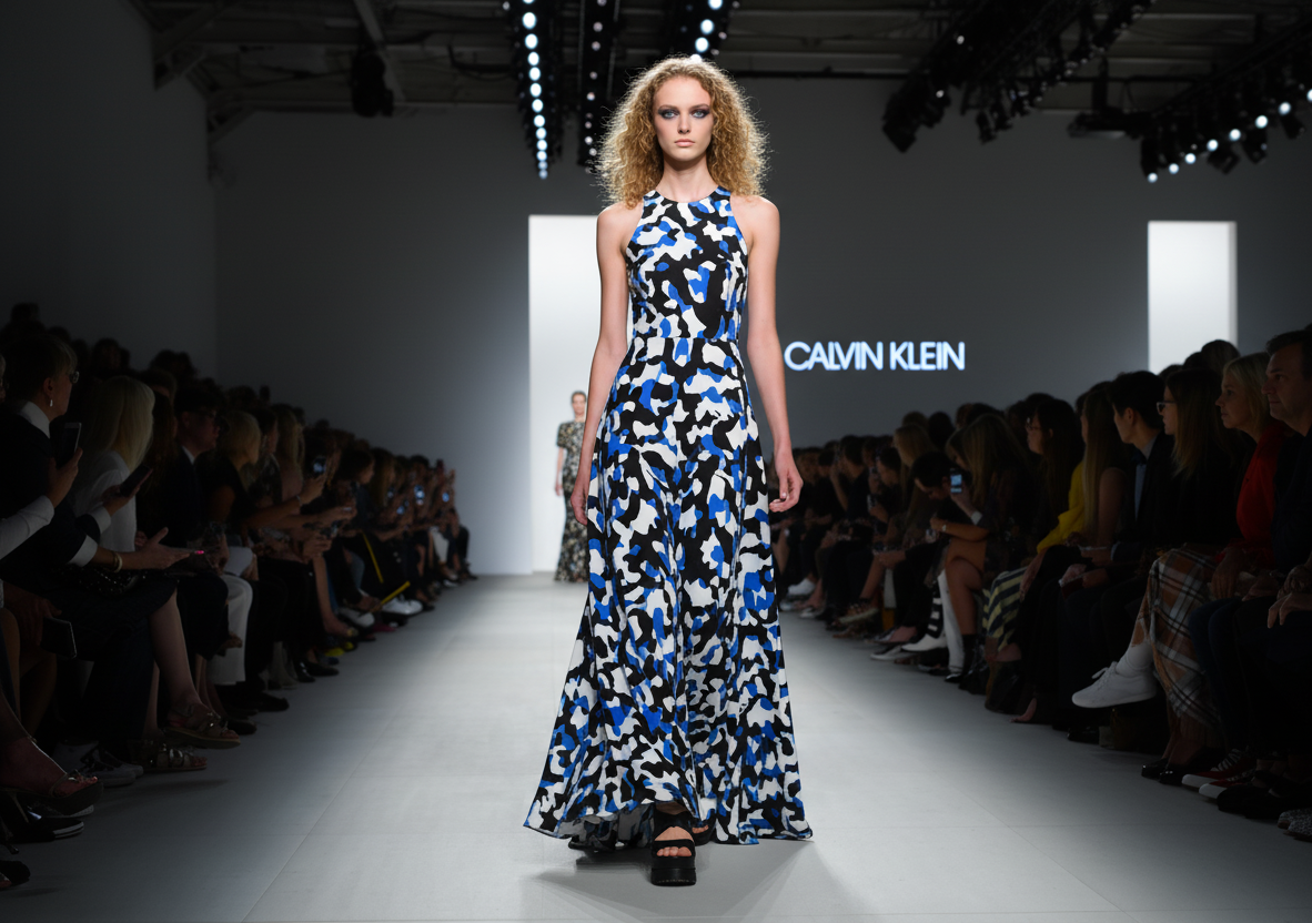 Modelo da agência de modelos Major Model Management Brasil desfila para a Calvin Klein em São Paulo - Caderno de Moda